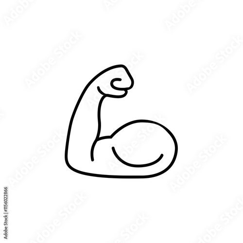 Flexed Bicep Icon  