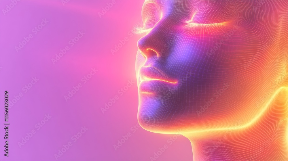 Ethereal Glowing Technology Elements with Soft Light Ethereal Glowing Technology Elements with Soft Light
