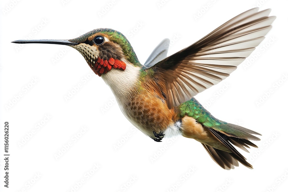 hummingbird artwork isolated with a white background. hummingbird artwork isolated with a white background.