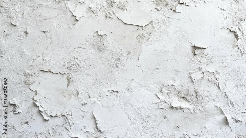 Obraz premium White concrete wall background texture with plaster