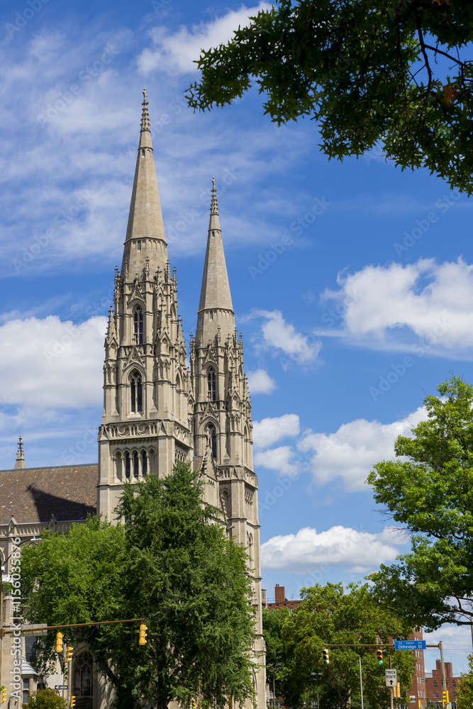 St. Paul Cathedral church in University of Pittsburgh. St. Paul Cathedral church in University of Pittsburgh.