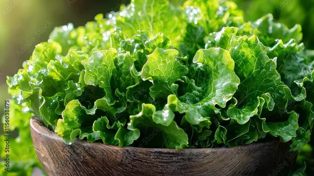 A fresh lettuce salad served in a rustic wooden bowl, symbolizing healthy eating, natural ingredients, and a balanced diet for a nutritious lifestyle. A fresh lettuce salad served in a rustic wooden bowl, symbolizing healthy eating, natural ingredients, and a balanced diet for a nutritious lifestyle.