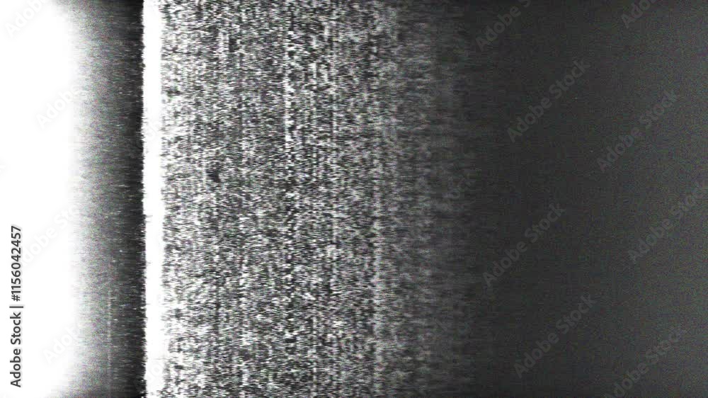 Stylish glitch transition with flash light and noise effect for vibrant futuristic video editing