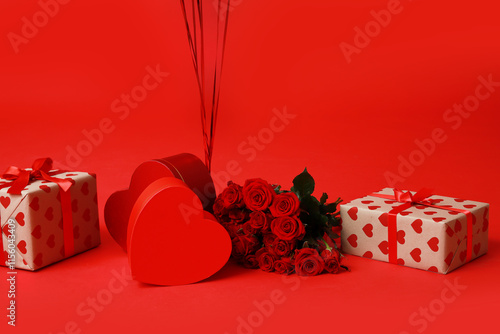 Romantic valentine's day ce...