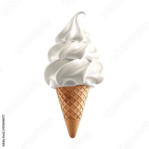 Vaila ice Cream on Transparent Background