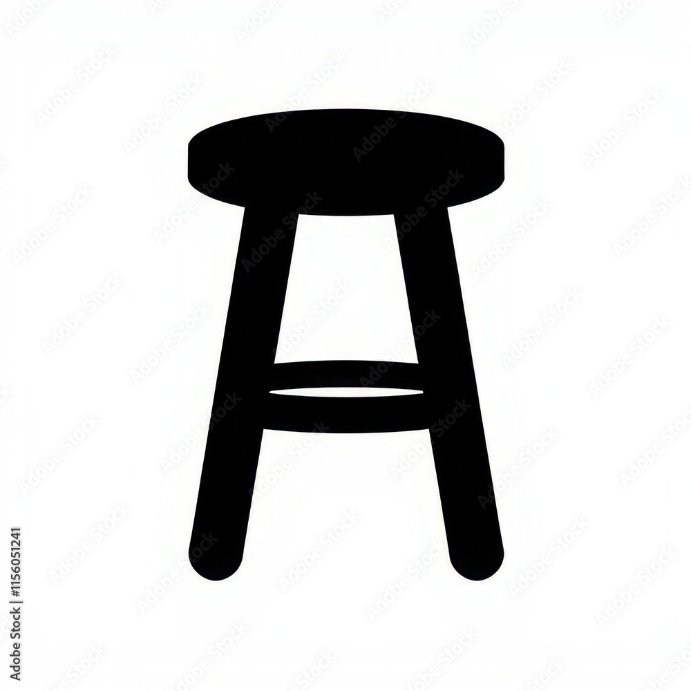 barstool icon vector barstool icon vector