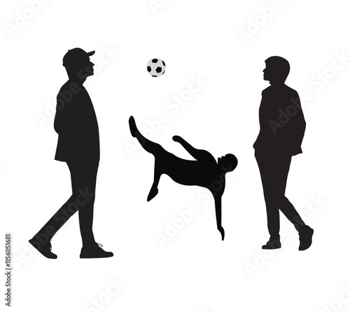 Man Selotte vector design nad futball