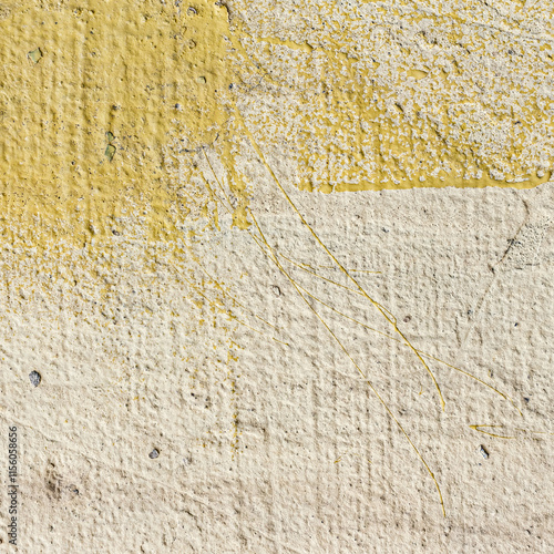 Cracked Yellow Wall Texture