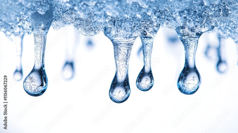Ice Drop with Intricate Pattern Ice Drop with Intricate Pattern