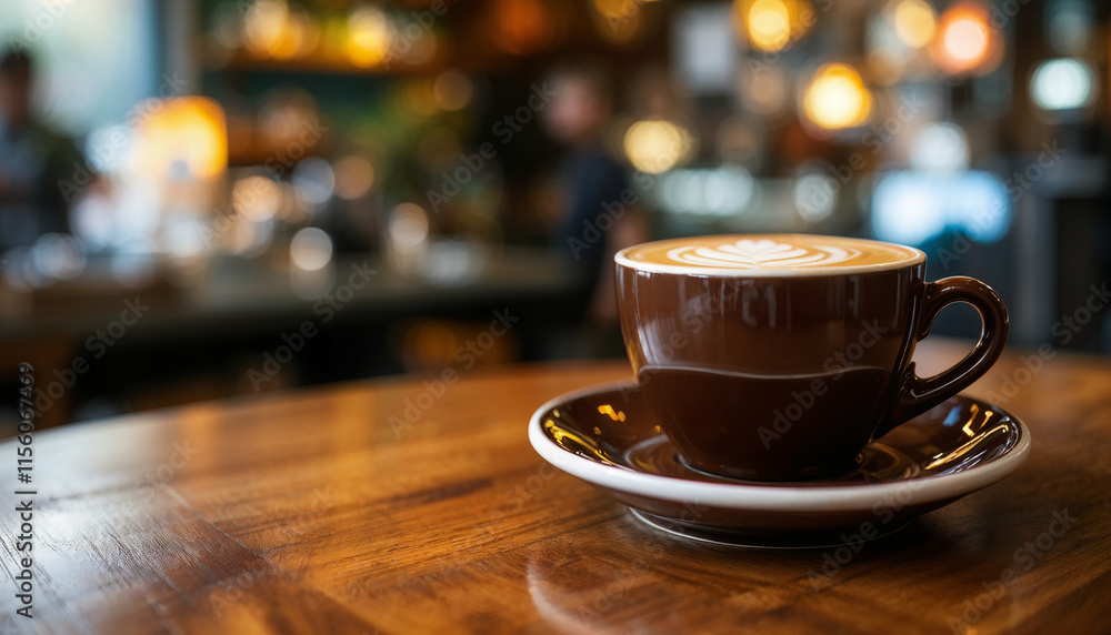 coffee latte in coffee shop cafe coffee latte in coffee shop cafe