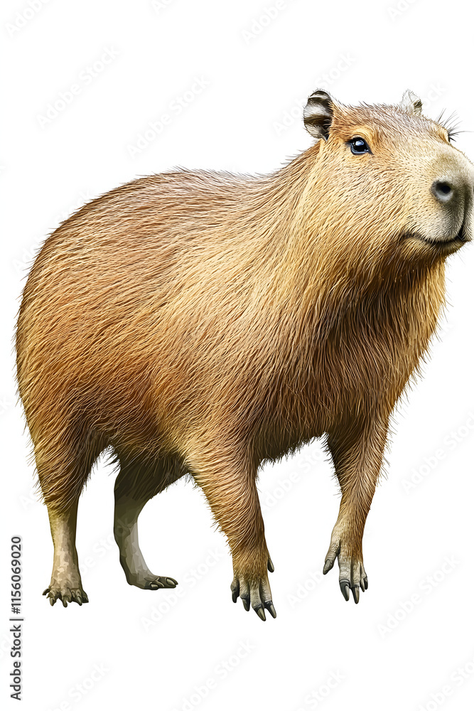 Amazon Birds, Capybara in the Forest, Art, Image, with Transparent Background PNG, for Stickers, T-Shirt Print, Cap, Mug, Flip Flops, Mousepad, Transparent PNG Amazon Birds, Capybara in the Forest, Art, Image, with Transparent Background PNG, for Stickers, T-Shirt Print, Cap, Mug, Flip Flops, Mousepad, Transparent PNG