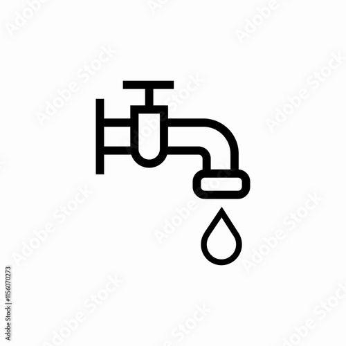 tap Water icon sign vector