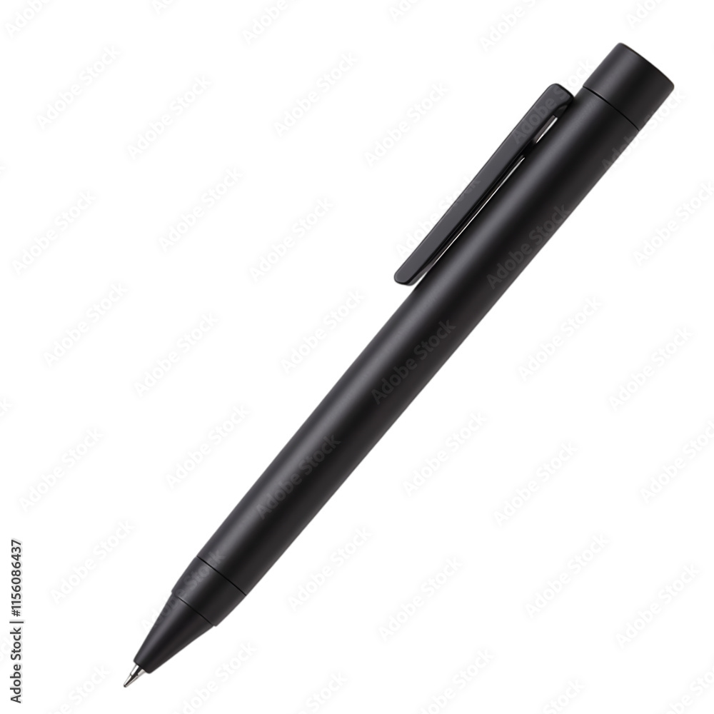Sleek Black Pen Office Supply Writing Tool Stationery Business Accessory Elegant Desi Sleek Black Pen Office Supply Writing Tool Stationery Business Accessory Elegant Desi