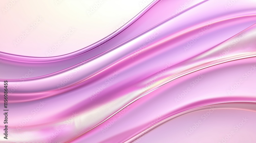 Soft pink abstract waves with smooth gradient and gentle flow Soft pink abstract waves with smooth gradient and gentle flow