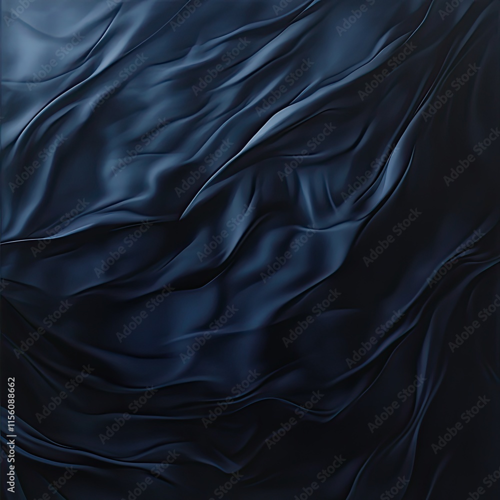 Fototapeta premium A blue fabric with a pattern of waves