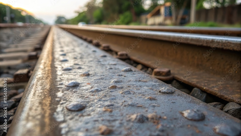 A macro view of the steel surface where tiny imperfections are visible illustrating the authenticity of the material and the beauty of its rugged finish. A macro view of the steel surface where tiny imperfections are visible illustrating the authenticity of the material and the beauty of its rugged finish.