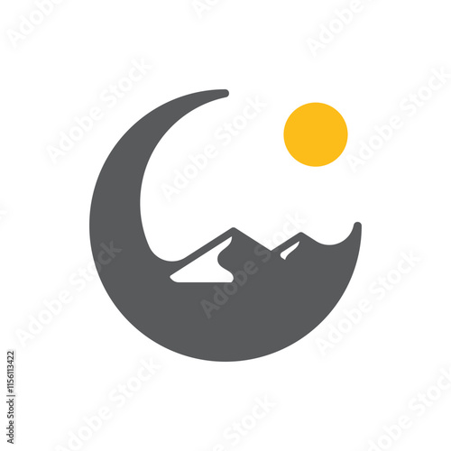 Mountain Logo Template Icon