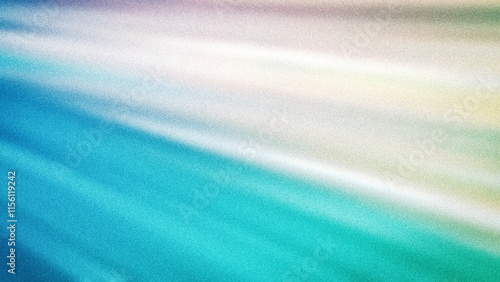 Refreshing abstract gradient blending shades of blue  teal  and soft green with radiant rays and a grainy texture  perfect for modern backgrounds and creative designs