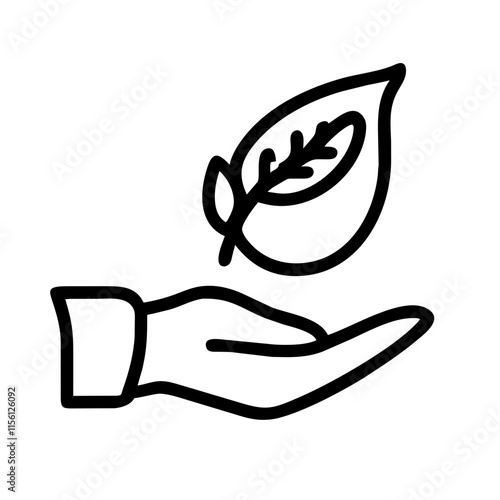 Hand with a Plant
