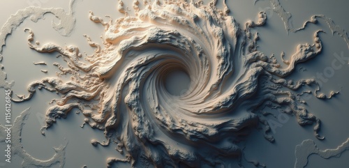 A captivating abstract swirl of textures resembling a whirlpool, perfect for use in art, design, and creative projects.