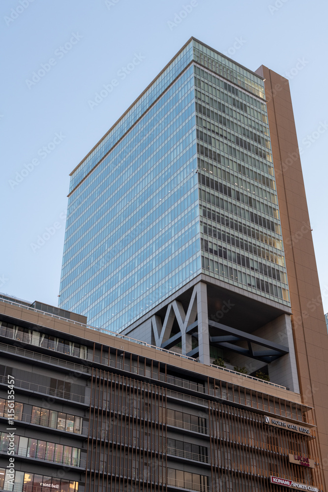 Skyscraper in Umeda north district in Osaka, Japan