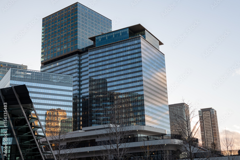 Skyscraper in Umeda north district in Osaka, Japan