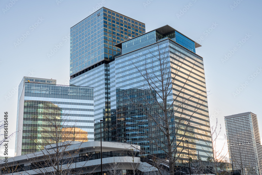 Skyscraper in Umeda north district in Osaka, Japan
