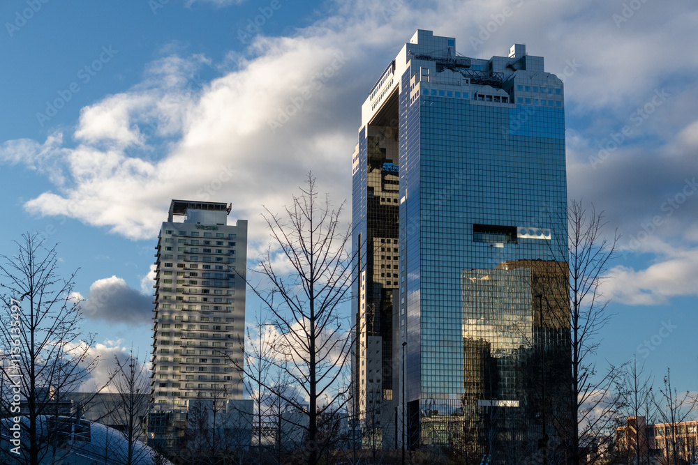 Skyscraper in Umeda north district in Osaka, Japan