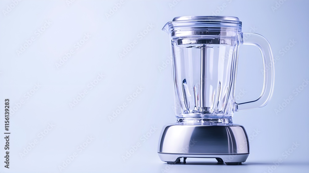 Ultra-clean close-up of a compact blender, sleek body and detachable blade, displayed on a pure white background, precise details for commercial use--style raw Ultra-clean close-up of a compact blender, sleek body and detachable blade, displayed on a pure white background, precise details for commercial use--style raw