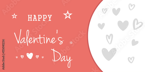 happy valentines day vector illustration