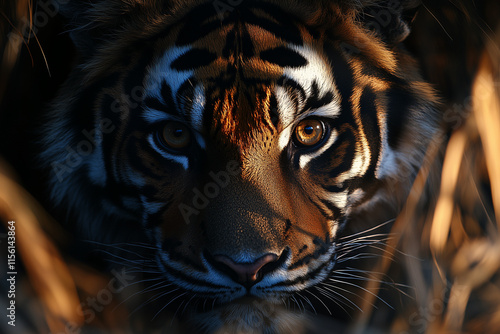 Le regard du tigre photo