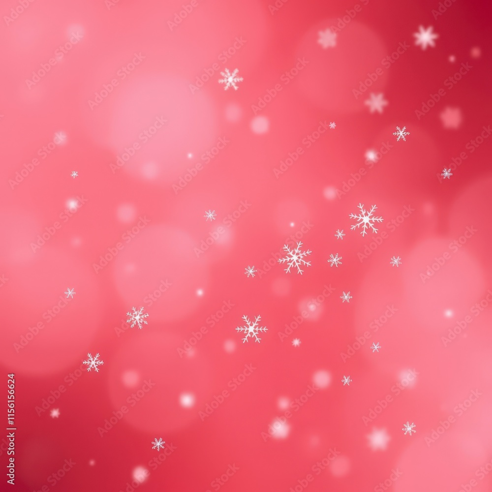 Close-up of small snowflakes on a gradient red background with subtle texture, winter wonderland, icy elegance, frosty pattern, , textured surface Close-up of small snowflakes on a gradient red background with subtle texture, winter wonderland, icy elegance, frosty pattern, , textured surface