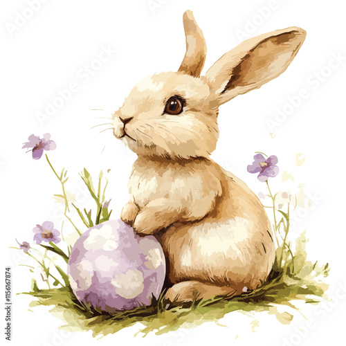Bunny rabbit clip art, clip art concept