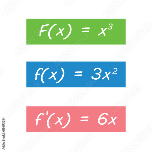 Primitive and derivative of function in calculus.