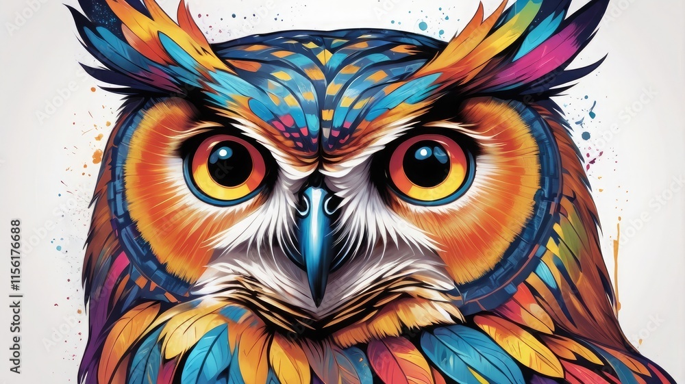 portrait of a owl portrait of a owl