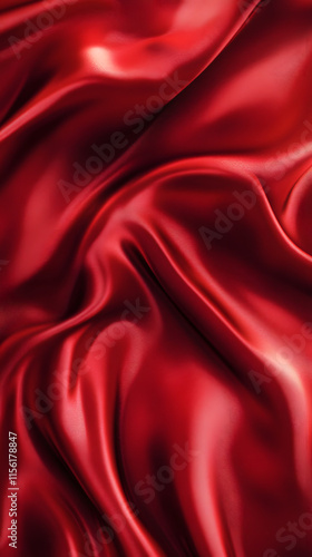 Red silk, Red fabric texture, silk, red backgrounds, satin, fabric textures, Red satin, silk textures, HD wallpaper photo