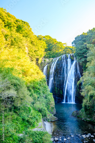 秋の龍門滝　鹿児島県姶良市　Ryumon Falls in autumn. Kagoshima Pref., Aira City.　 photo