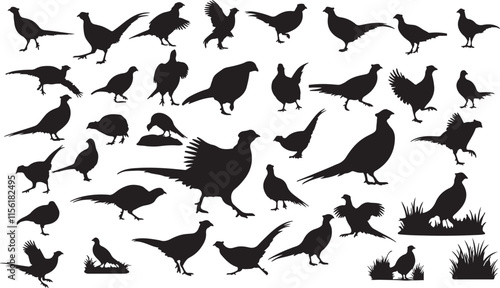Pheasant Silhouettes