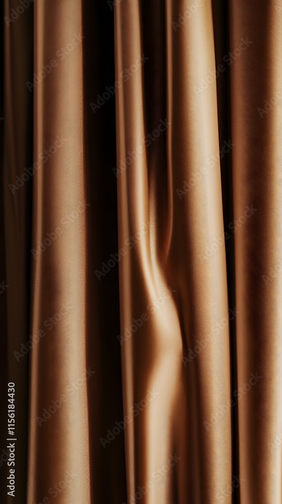 Bronze Satin Fabric Drape Texture Bronze Satin Fabric Drape Texture