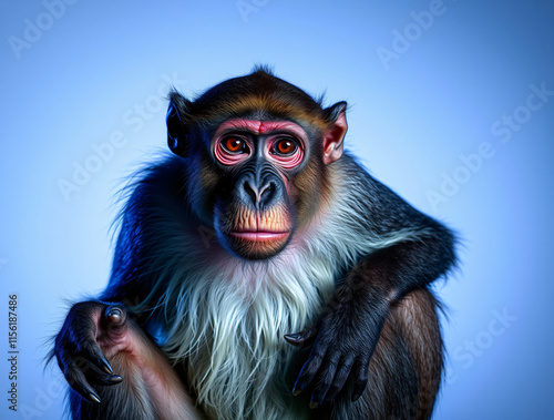 Portrait of a Drills Monkey