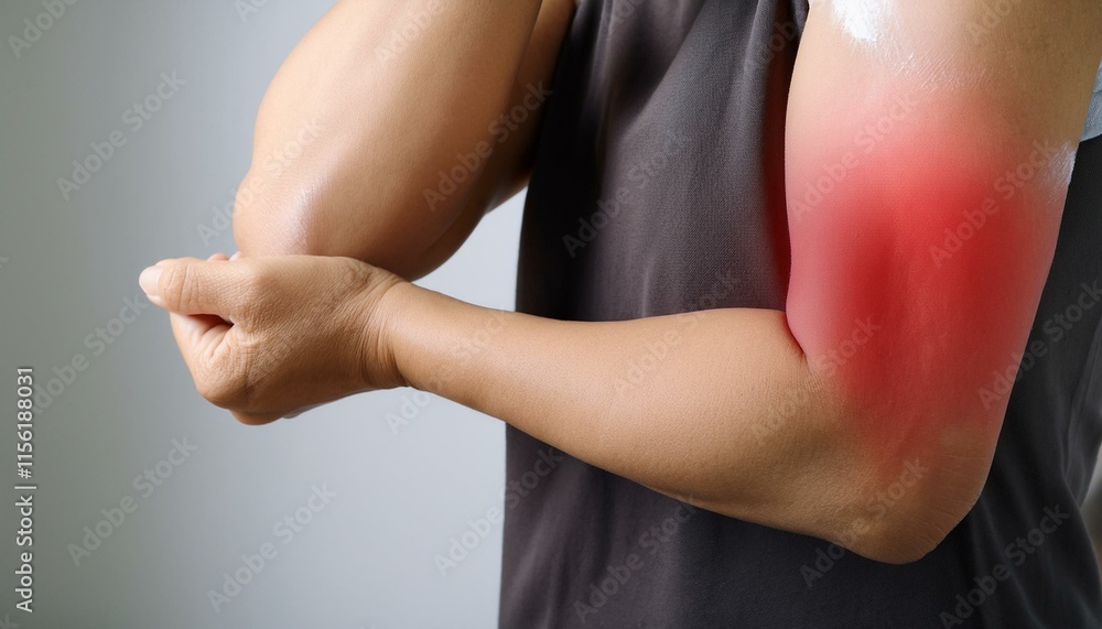 A condition in which the tendons in the elbow become swollen and inflamed due to overuse. A condition in which the tendons in the elbow become swollen and inflamed due to overuse.