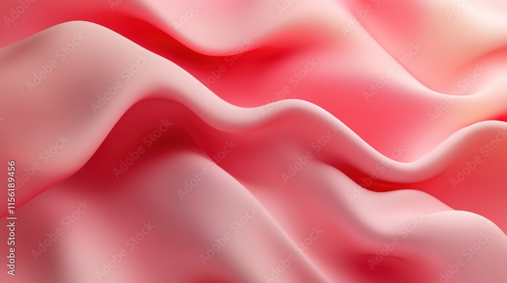 Obraz premium Abstract Red Gradient Blurred Background with Soft Smooth Texture