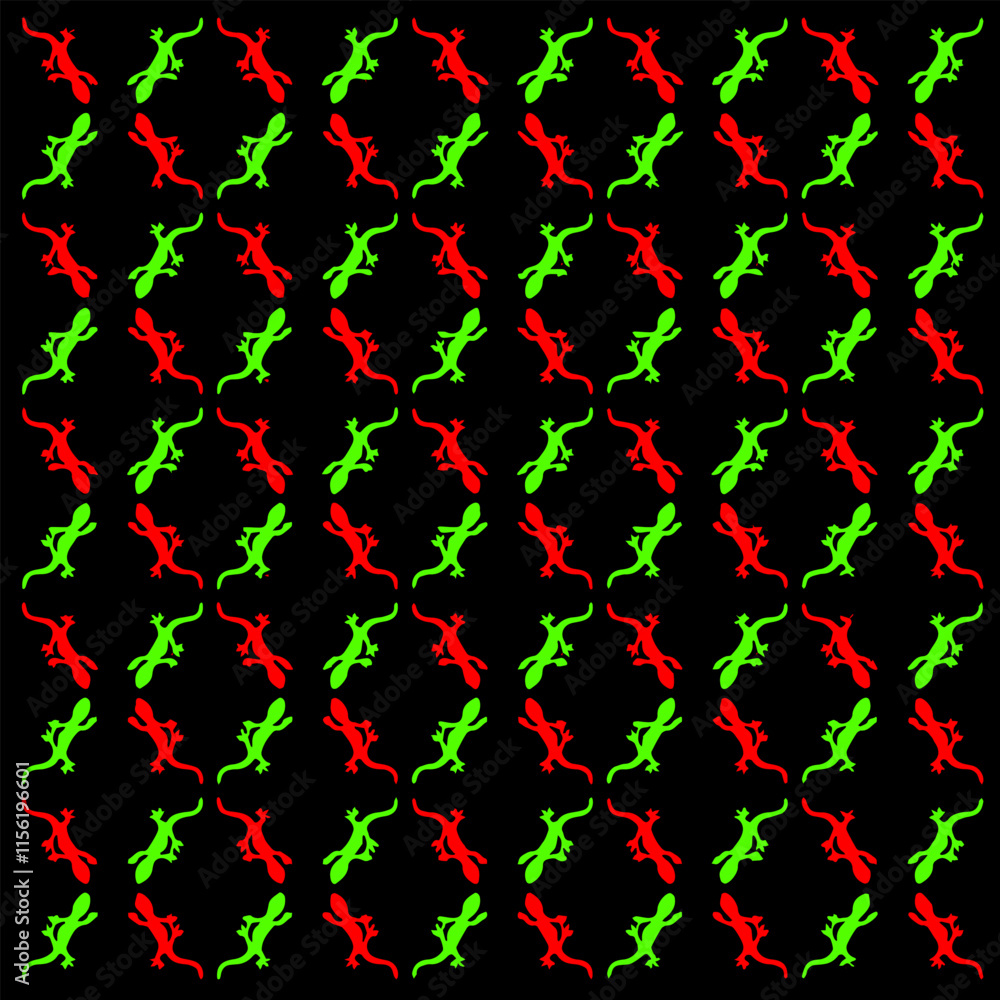 This image is background pattern with animal gecko motif design This image is background pattern with animal gecko motif design