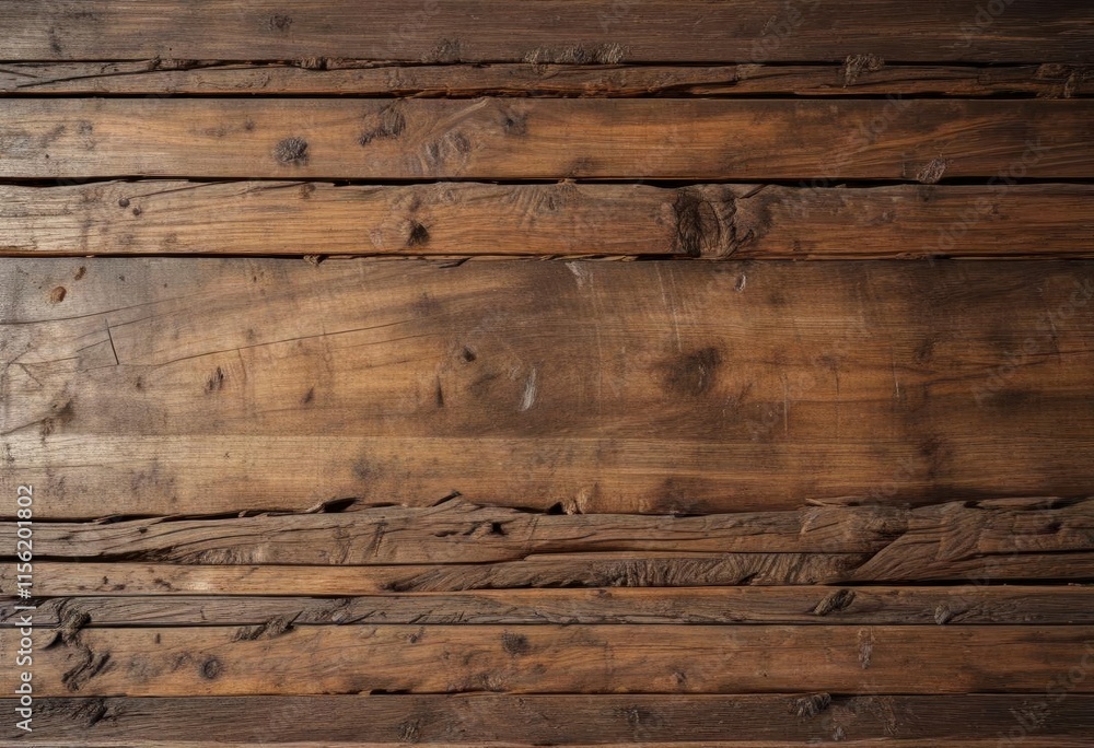Fototapeta premium Distressed wooden border with worn-out edges and natural texture, natural, ornate