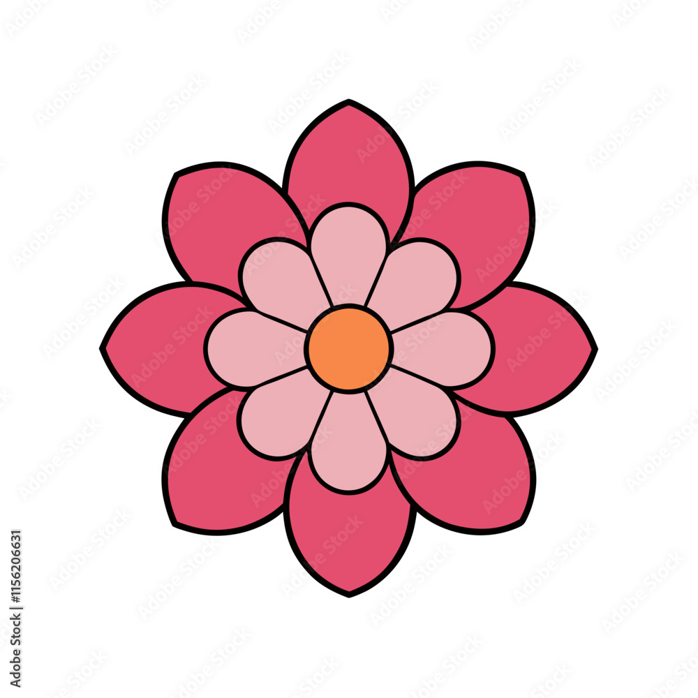 Flower Pattern Design on White Background Elegant and Versatile Floral Graphics Flower Pattern Design on White Background Elegant and Versatile Floral Graphics