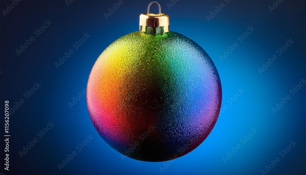 A colorful ball with a gold center A colorful ball with a gold center