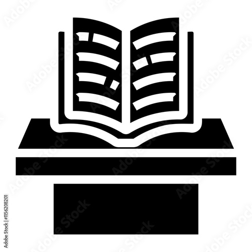 book Solid icon