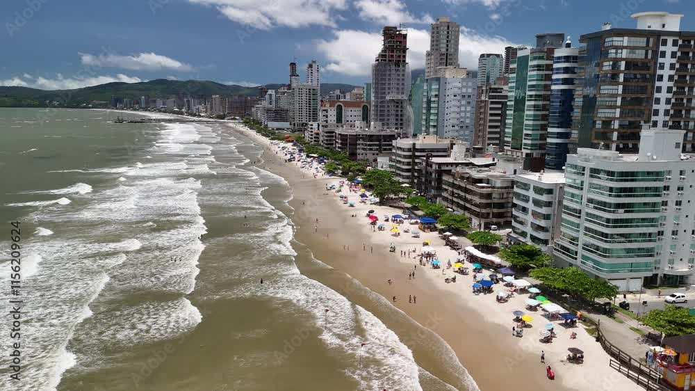 Aerial view of Itapema Beach - Itapema, Santa Catarina, Brazil Aerial view of Itapema Beach - Itapema, Santa Catarina, Brazil
