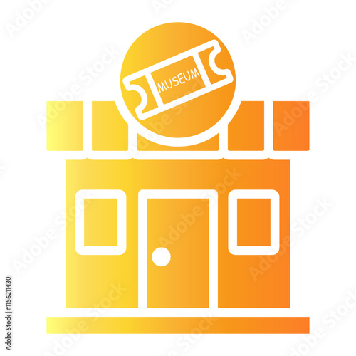 ticket Gradient icon