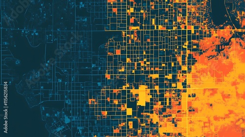 Urban Heat Island Effect: A Visual Representation of Temperature Variations Across a City